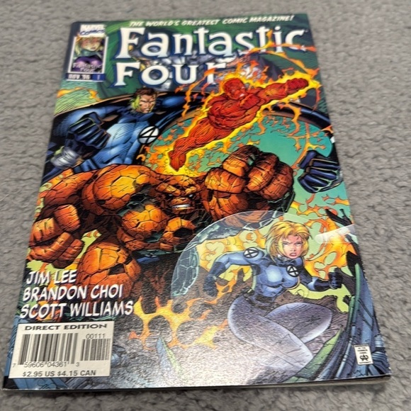 Marvel comics Fantastic Four 1996 2nd Series Story by Jim Lee and Brandon Choi. - Picture 1 of 6